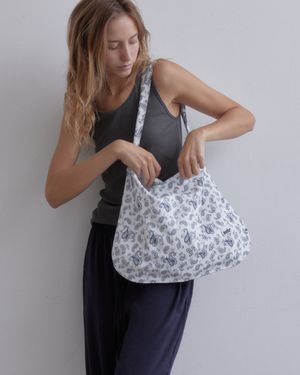 Paisley Easy Bag (White)