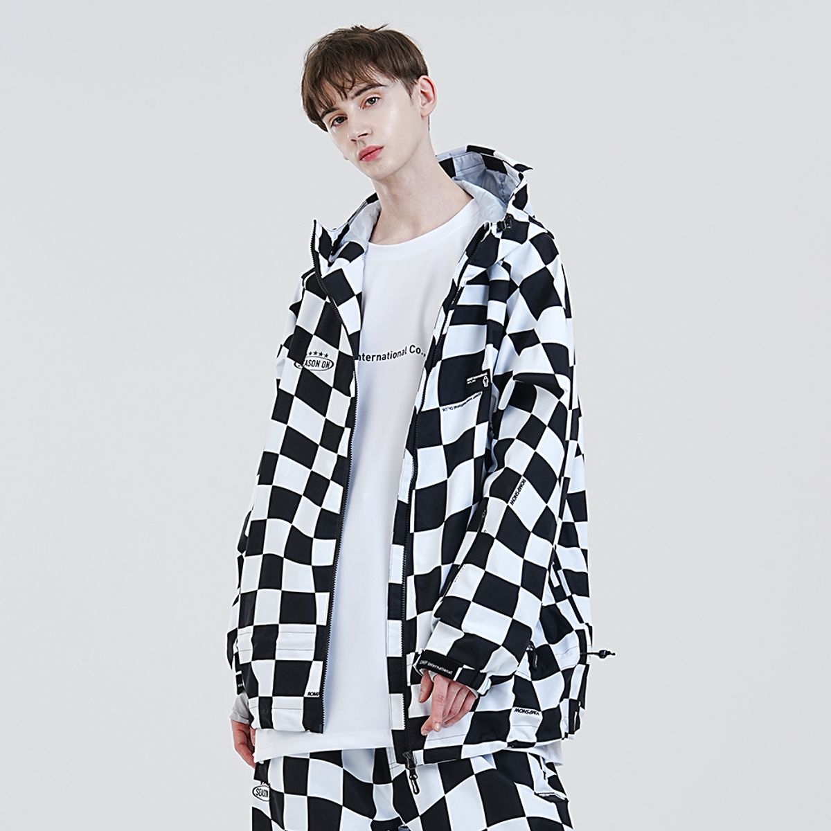 롬프(ROMP) 180 JACKET  (CHECKERBOARD)
