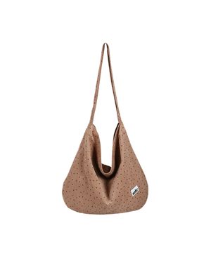 Light corduroy Love Easy Bag (PinkBrown)