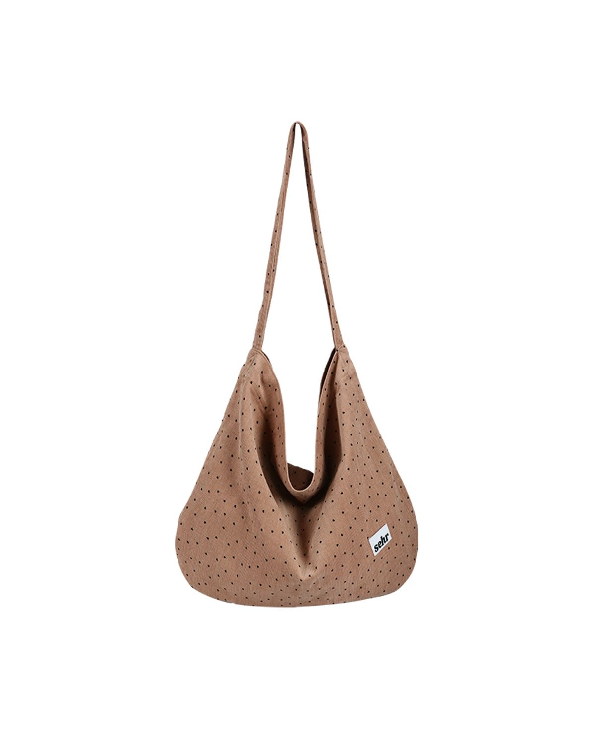 세르(SEHR) Light corduroy Love Easy Bag (PinkBrown)