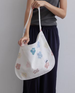 Water Flower Easy Bag (Ivory)