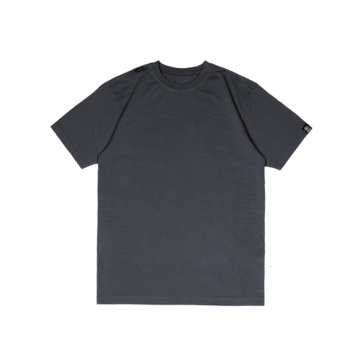 아첼레란도(ACCELERANDO) BT21DG ACL무지 테이퍼드 슬림핏 티셔츠 Dark grey