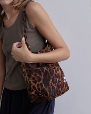 Leopard Bucket Bag (Brown)