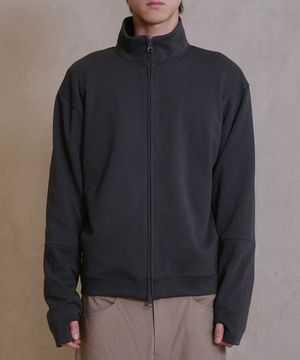 LIGHT UNIFORM ZIP-UP JERSEY (CHARCOAL)