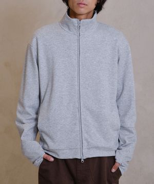 LIGHT UNIFORM ZIP-UP JERSEY (MELANGE GRAY)