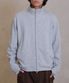 LIGHT UNIFORM ZIP-UP JERSEY (MELANGE GRAY)