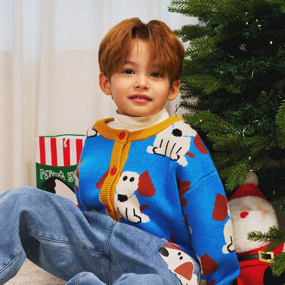 미니도우(MINIDOU) 미니도우 닥스퍼피 올오버 가디건