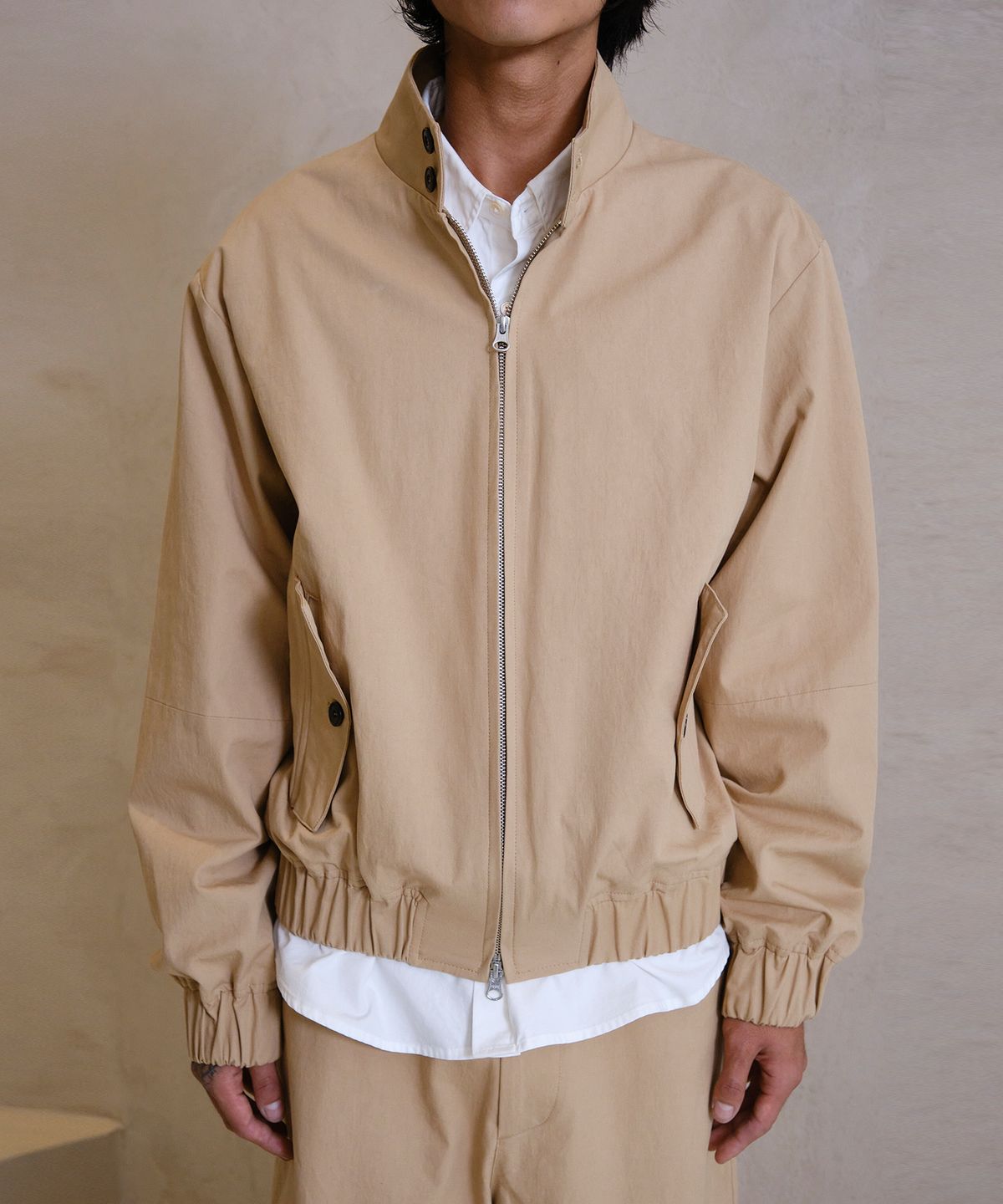 다이브인(DIVEIN) LOOSED HARRINGTON JACKET (BEIGE)