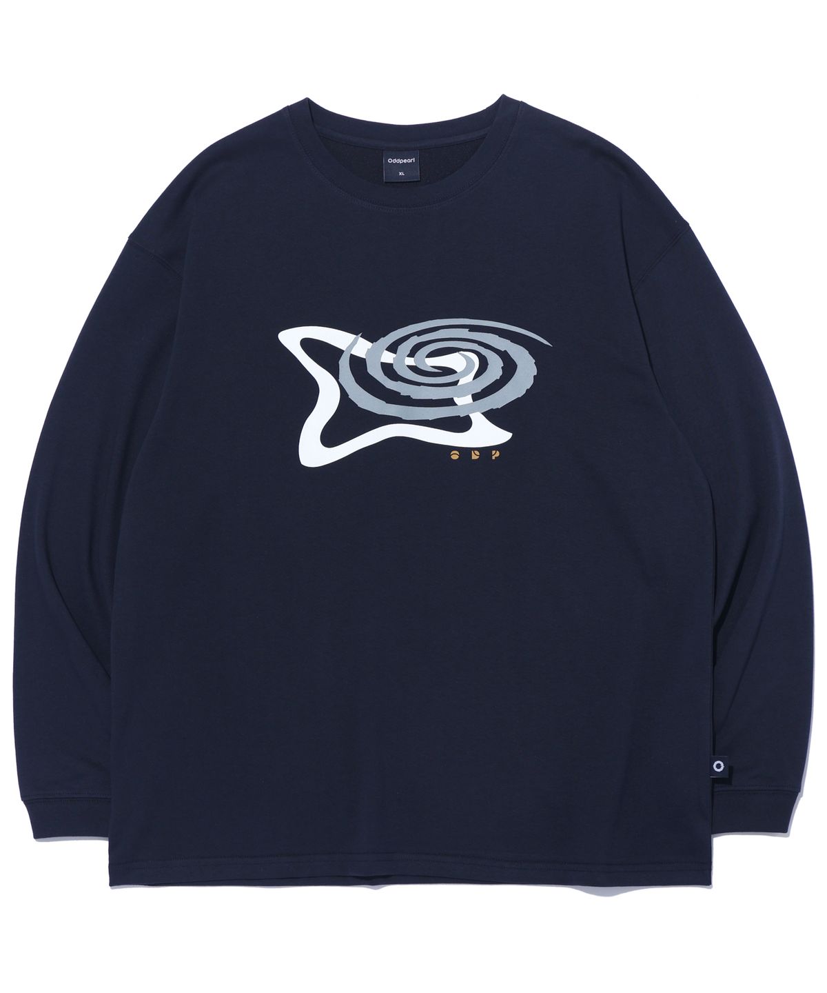 오드펄(ODDPEARL) whirl long sleeve(navy)