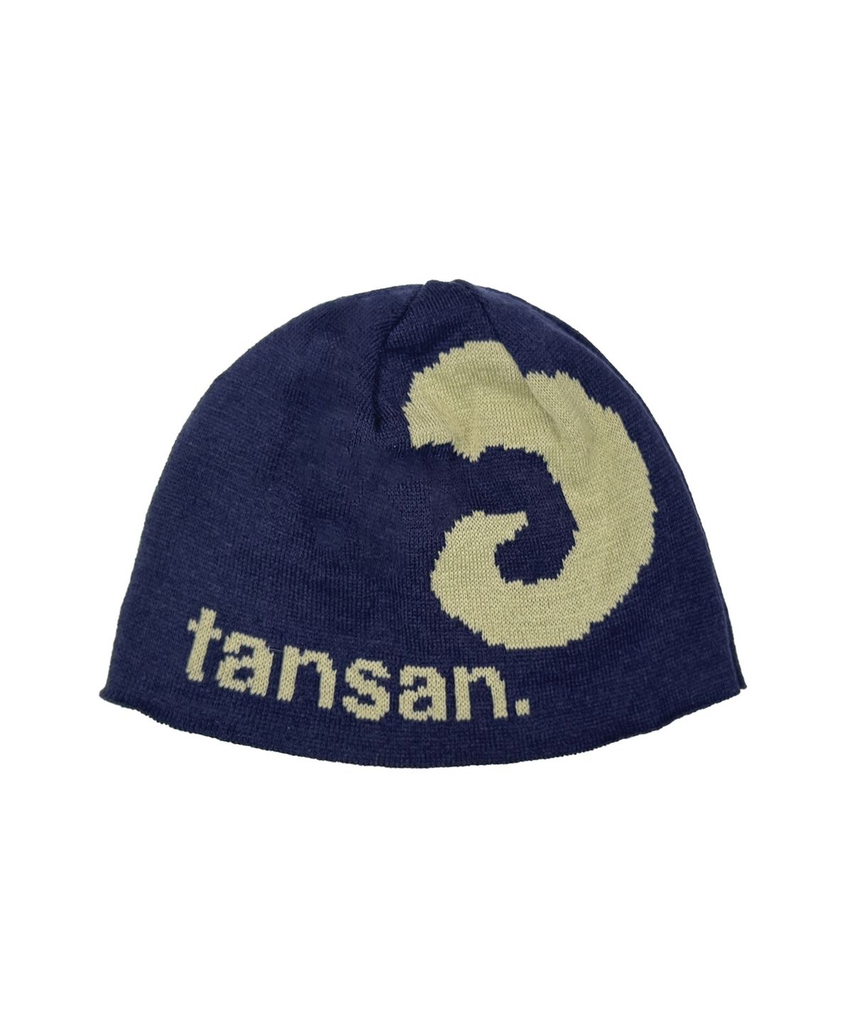 탄산마그네슘(TANSANMAGNESIUM) 자카드 혼 로고 비니 (네이비)