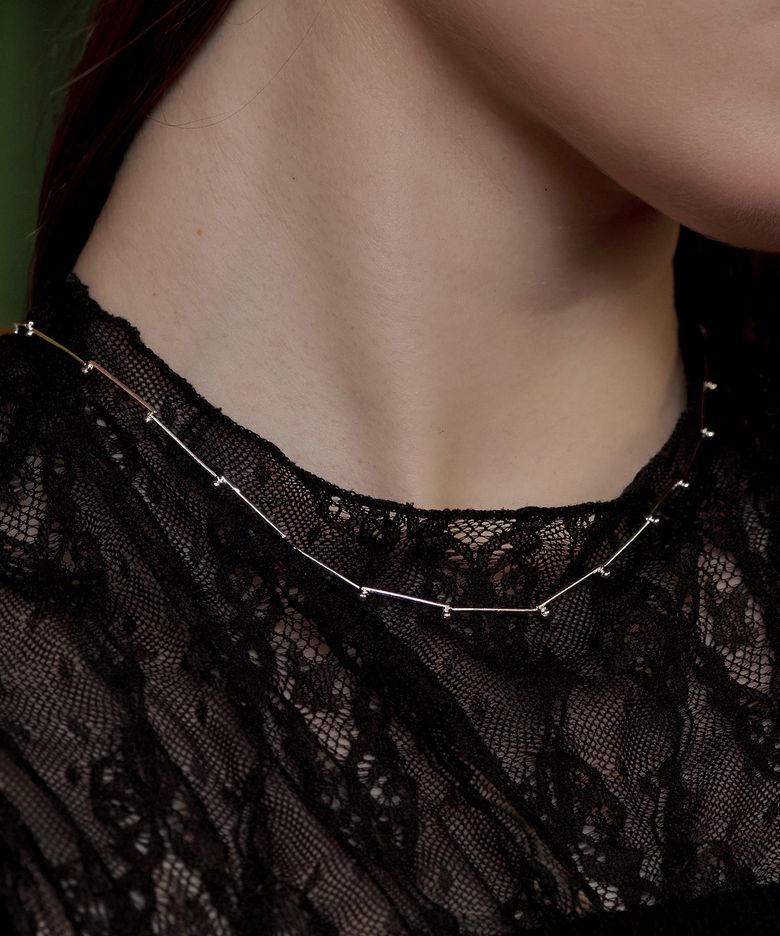 SS019 Bone Chain Necklace