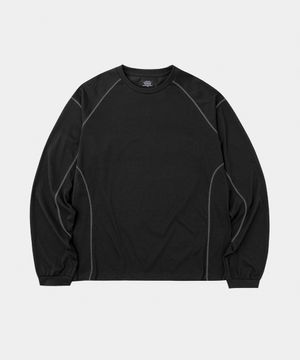 소프트 쉘 오라 슬리브 긴팔티셔츠 블랙