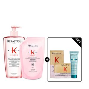 제네시스 새싹샴푸 리필 세트 1L (본품 500ml+리필 500ml)