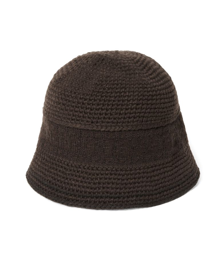 Crochet Bucket Hat Brown