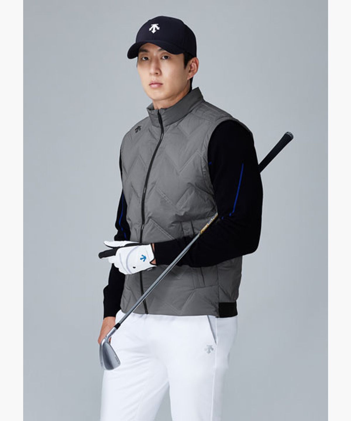 데상트 골프(DESCENTE GOLF) 남성 스윙 튜브다운 베스트 (DQ31MFDV91)