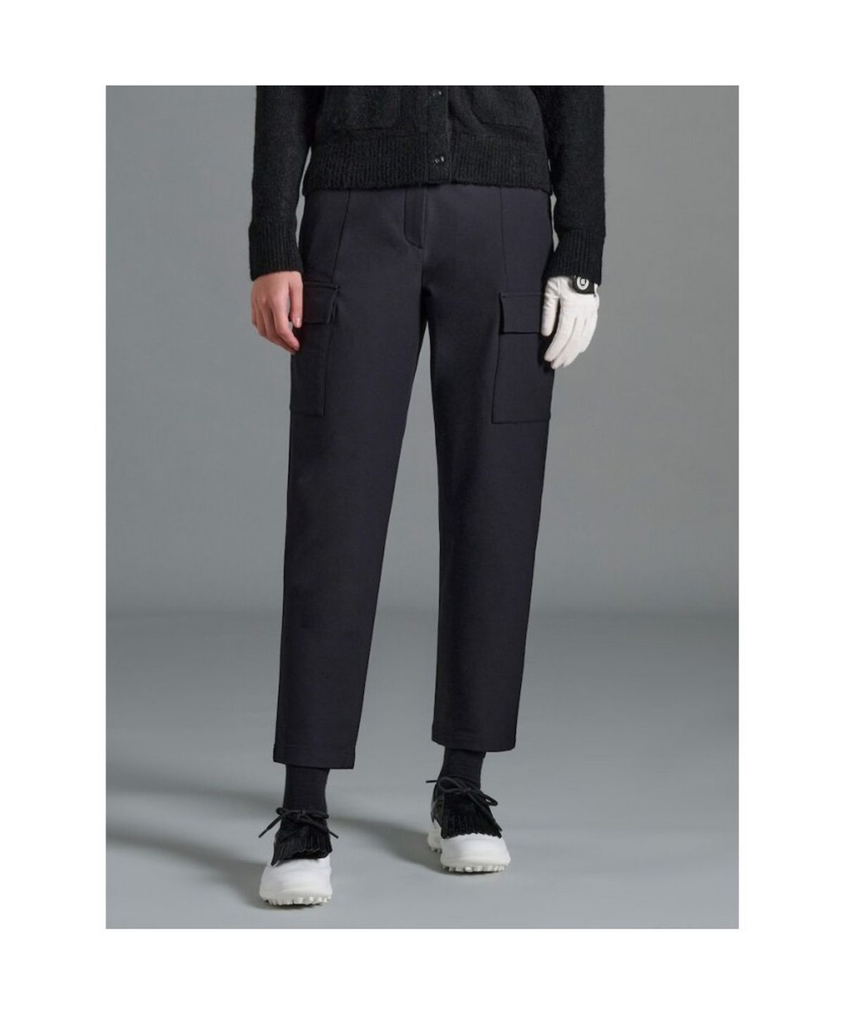 빈폴골프(BEANPOLE GOLF) 여성 테이퍼드 팬츠  블랙