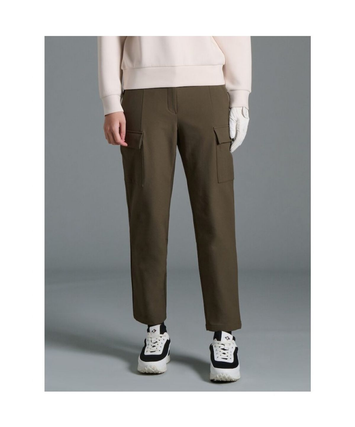 빈폴골프(BEANPOLE GOLF) 여성 테이퍼드 팬츠  카키