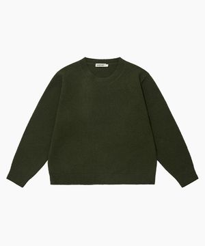 올데이 포텐 라운드 니트 [그린]