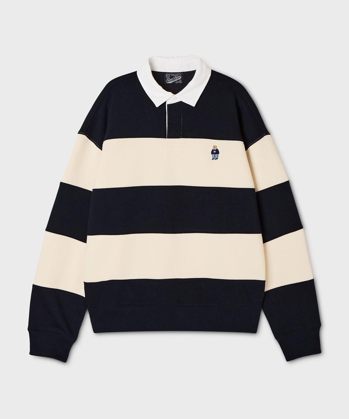 후아유(WHO.A.U) Steve Rugby Sweatshirt / WHMAG4924U