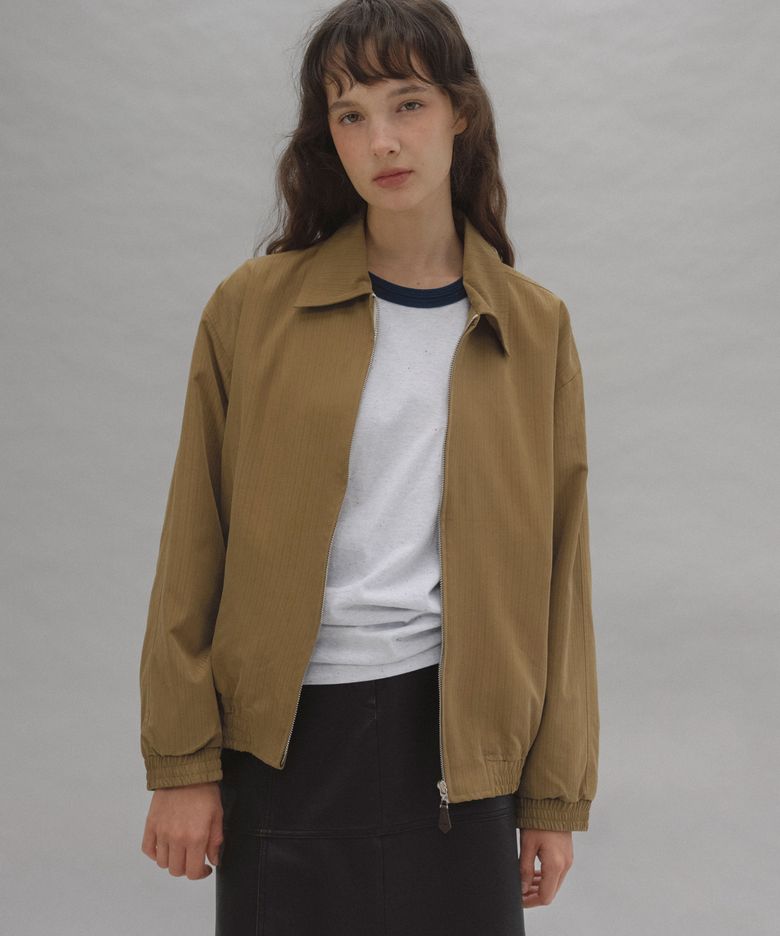 Lagom stripe blouson (olive)