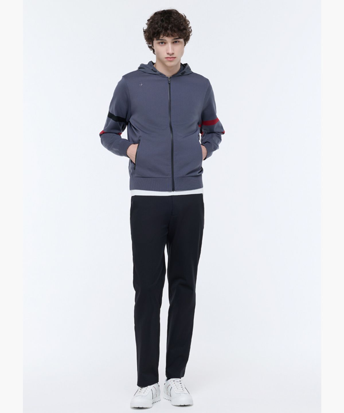 르꼬끄 골프(LECOQ GOLF) 남성 약기모 스트레이트 팬츠 (GQ321MPT92)
