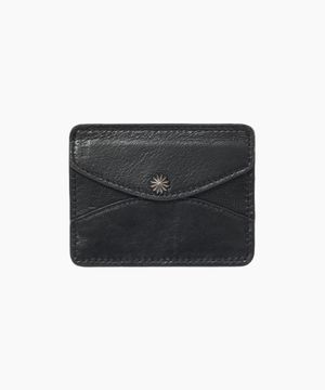 리얼 레더 콘쵸 카드 지갑[블랙]