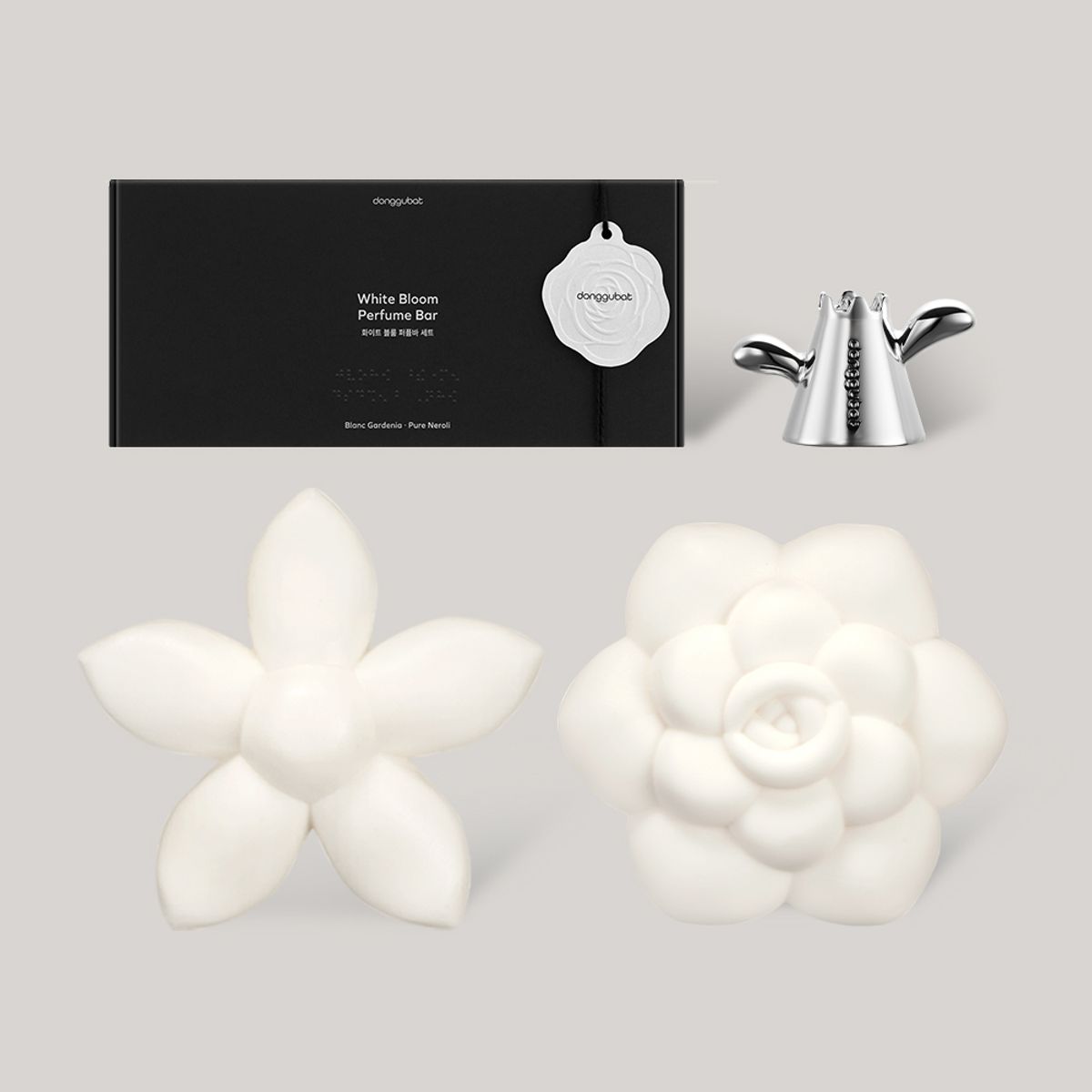 동구밭(DONGGUBAT) 화이트 블룸 퍼퓸바 세트 / 집들이 친구 비누 선물세트