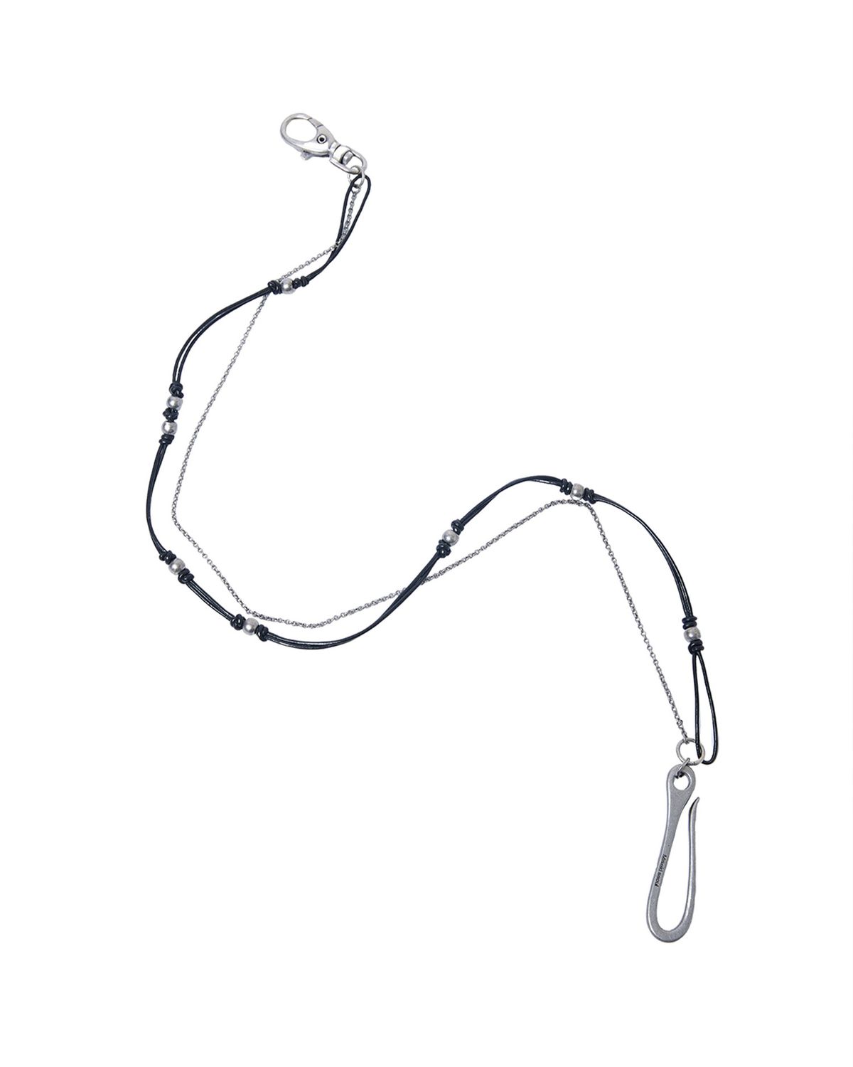 미세키서울 맨(MISEKISEOUL MEN) Double string layered chain BLACK