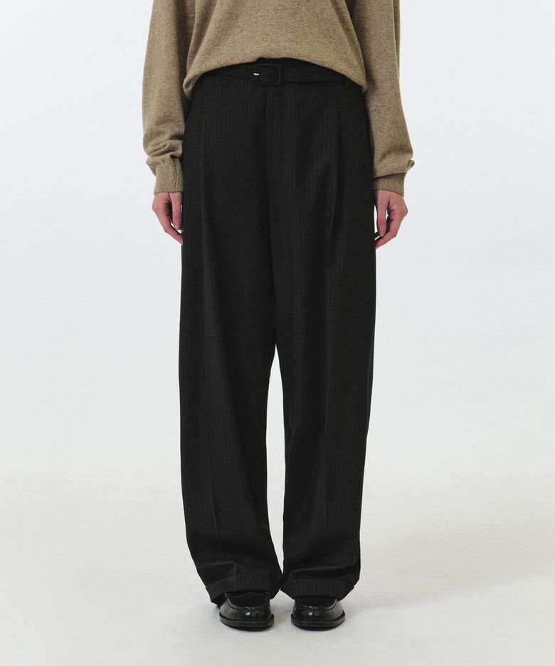 NIXIE STRIPE PANTS (BROWN STRIPE)