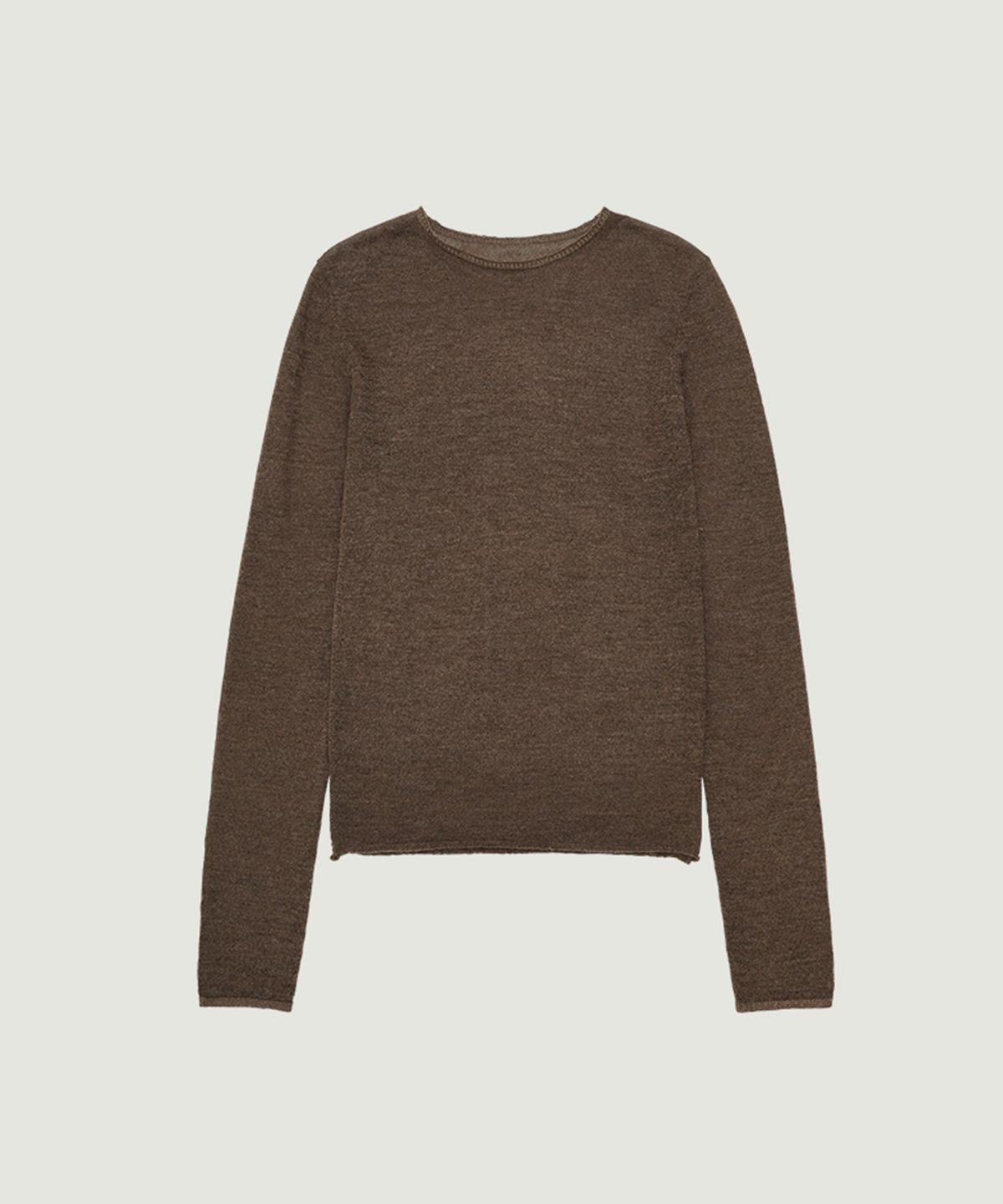 그로브(GROVE) JULIET MOHAIR KNIT (BROWN)