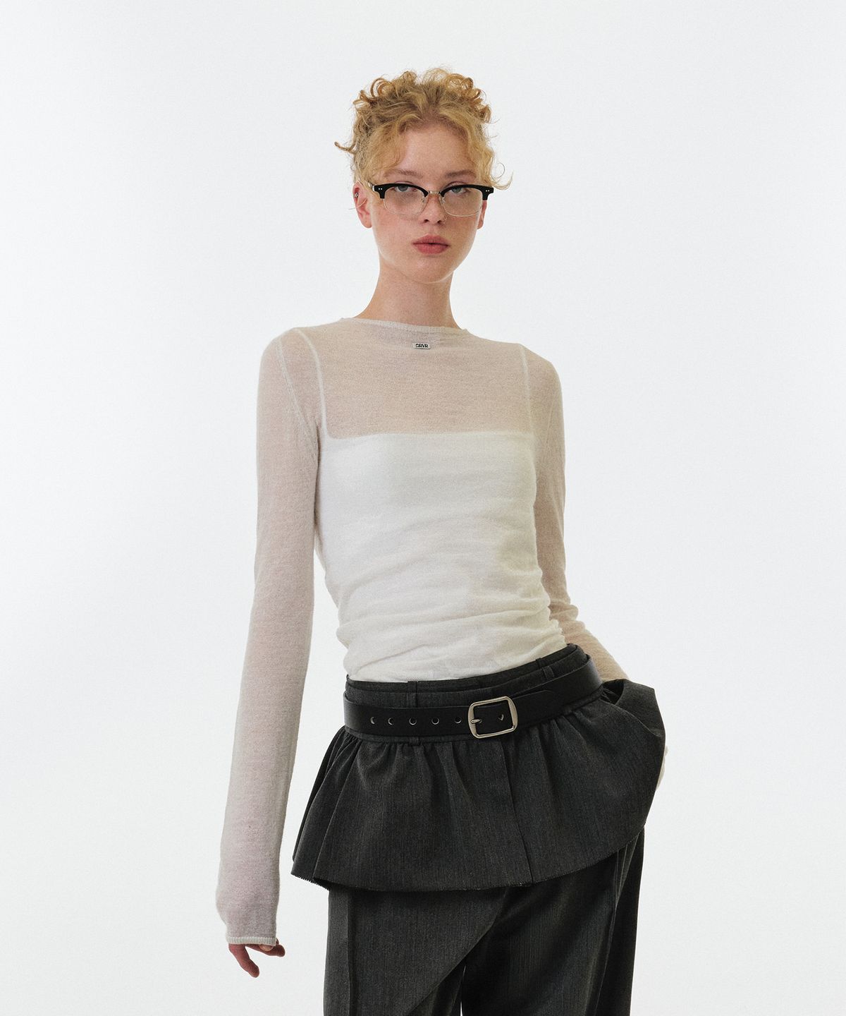 그로브(GROVE) JULIET MOHAIR KNIT (WHITE)