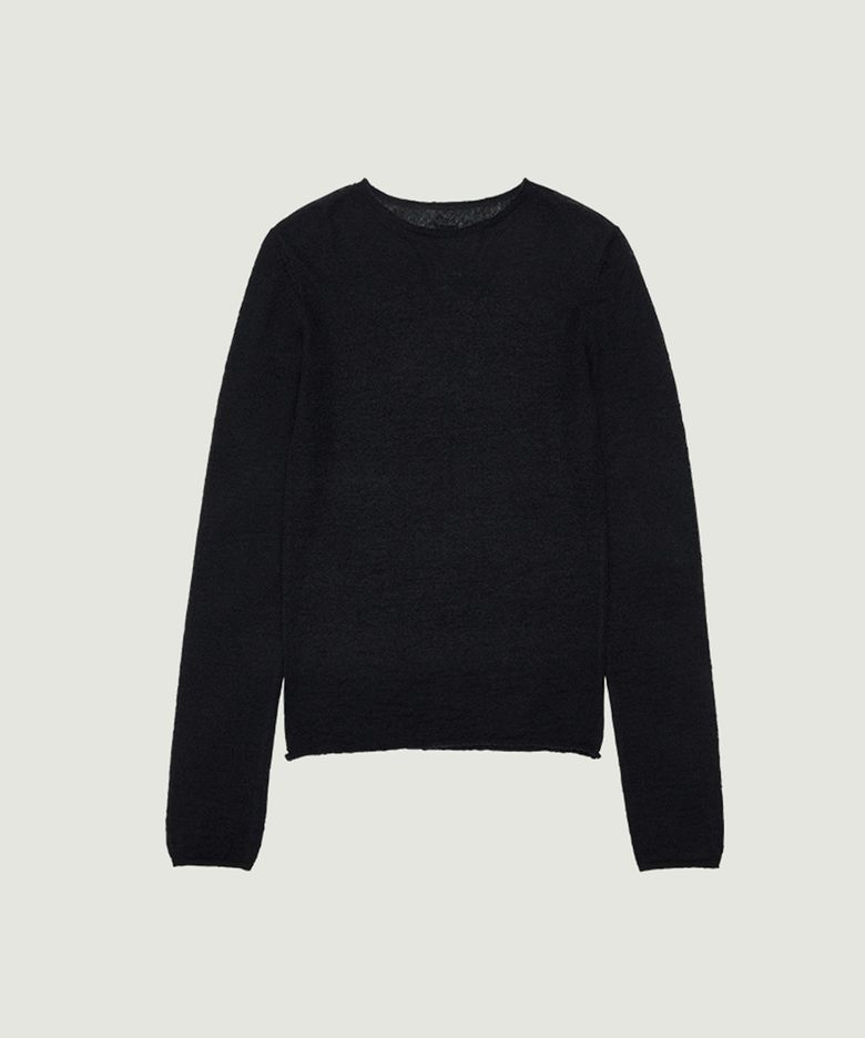 JULIET MOHAIR KNIT (BLACK)