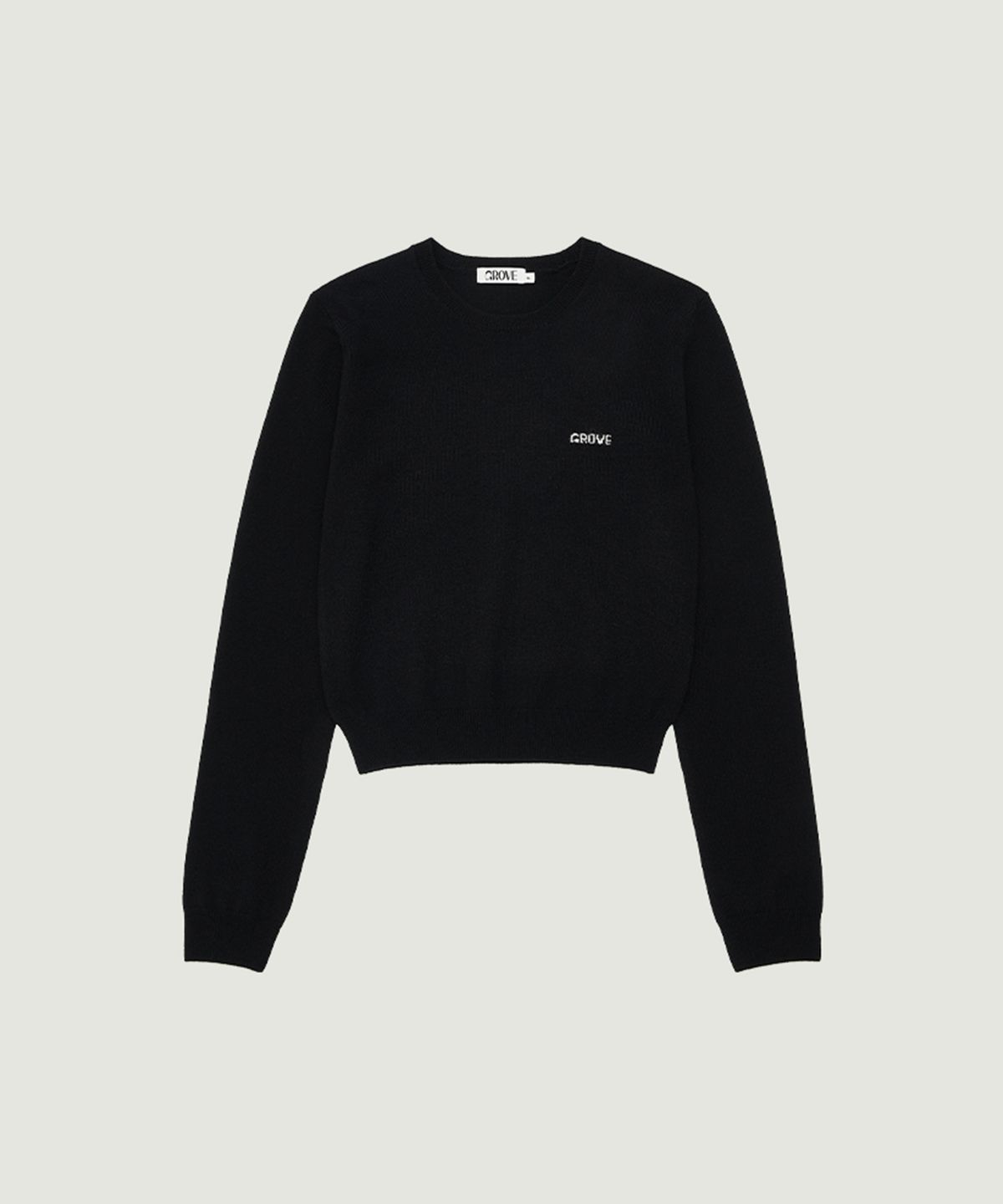 그로브(GROVE) ELENA L/S KNIT (BLACK)