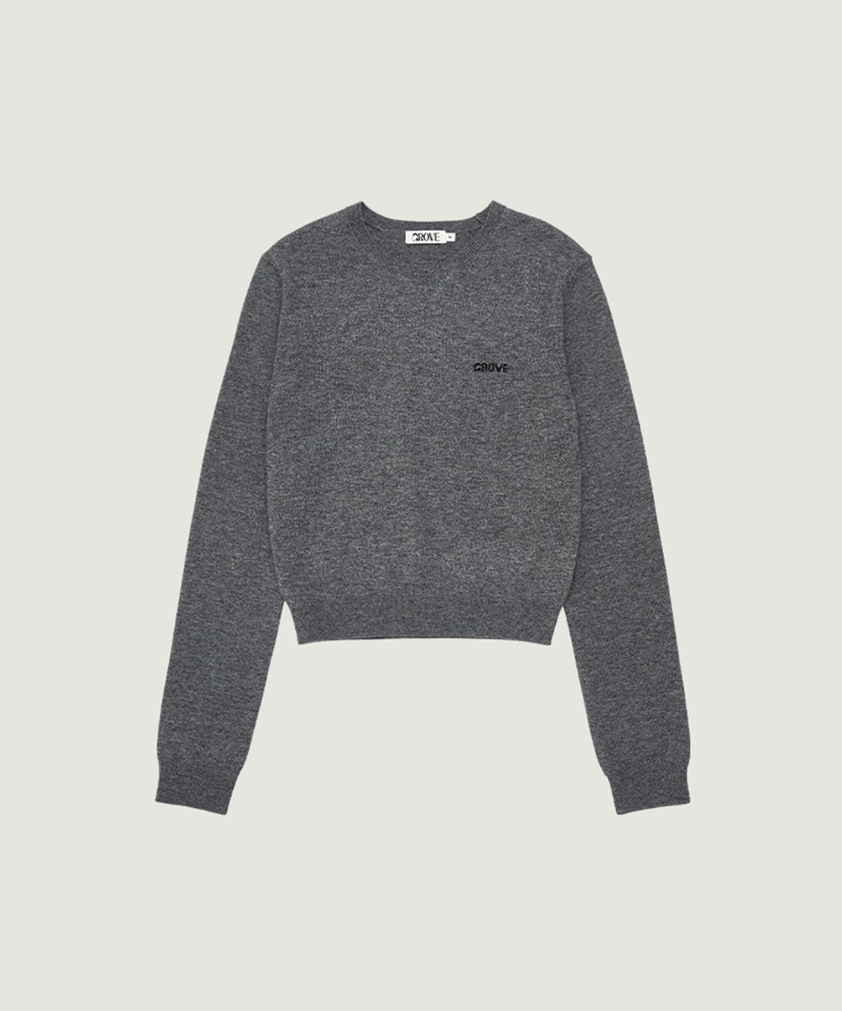 그로브(GROVE) ELENA L/S KNIT (CHARCOAL)