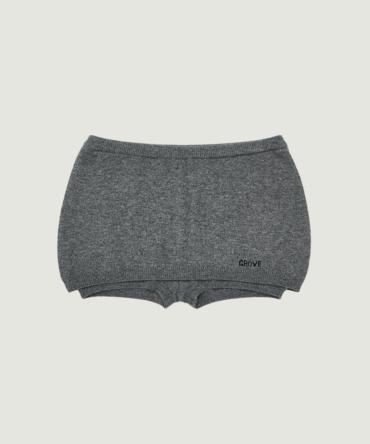 그로브(GROVE) ELENA KNIT SKIRT PANTS (CHARCOAL)