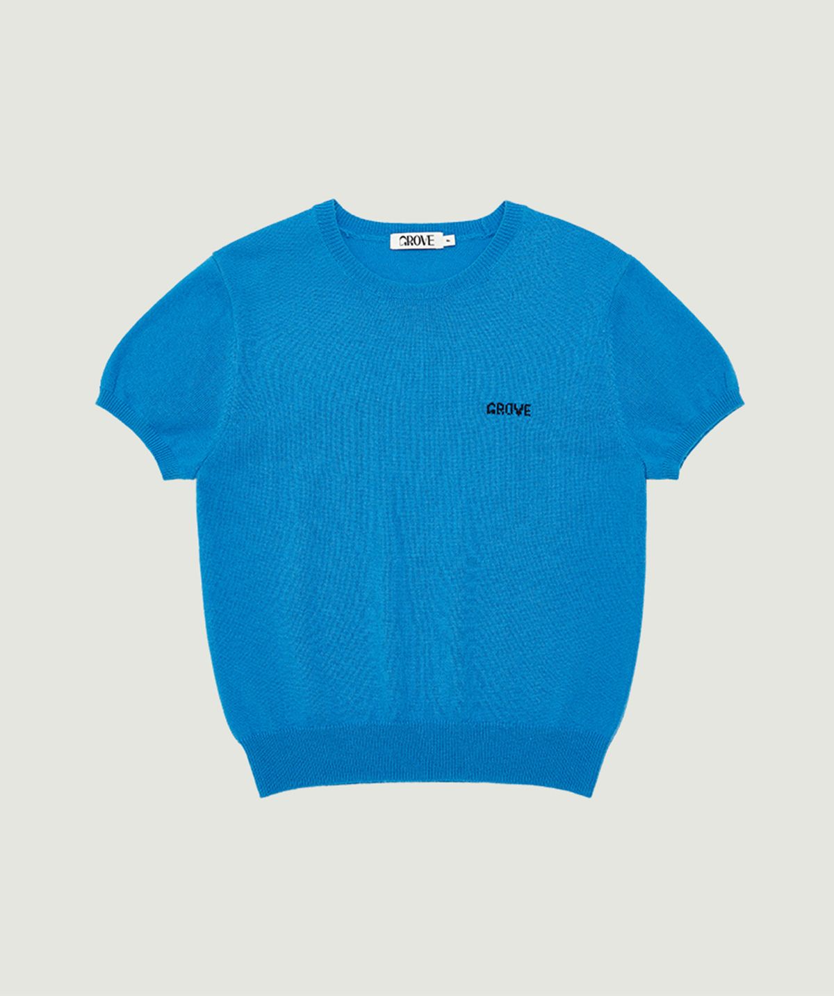 그로브(GROVE) ELENA H/S KNIT (BLUE)