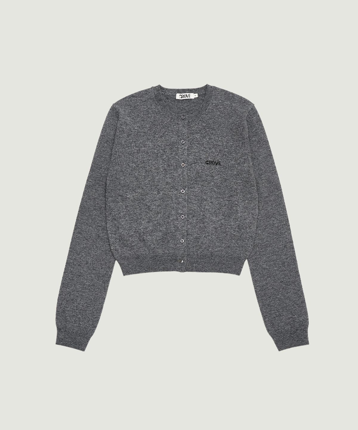 그로브(GROVE) ELENA CARDIGAN (CHARCOAL)