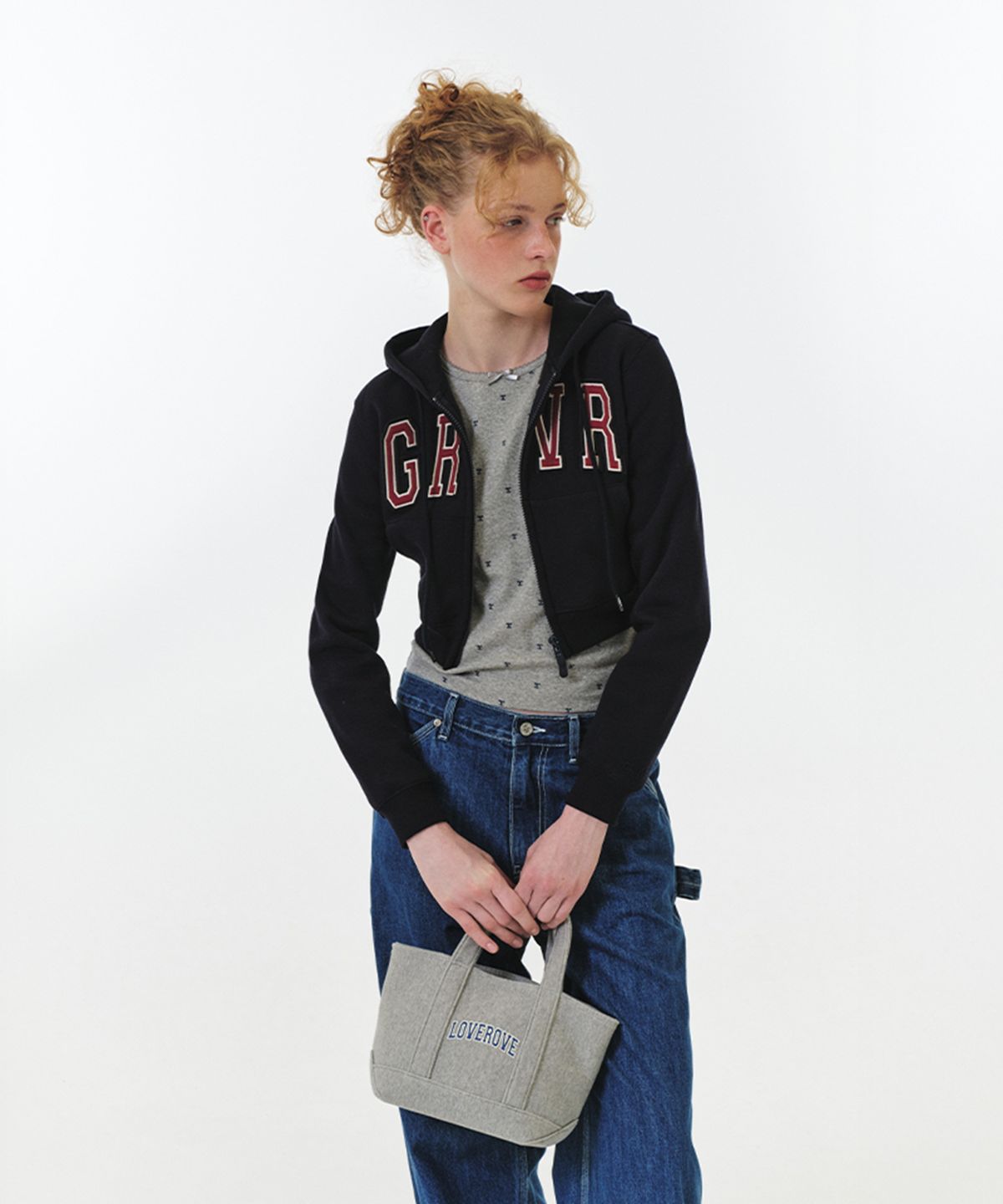 그로브(GROVE) LOVEROVE BAG (GREY)