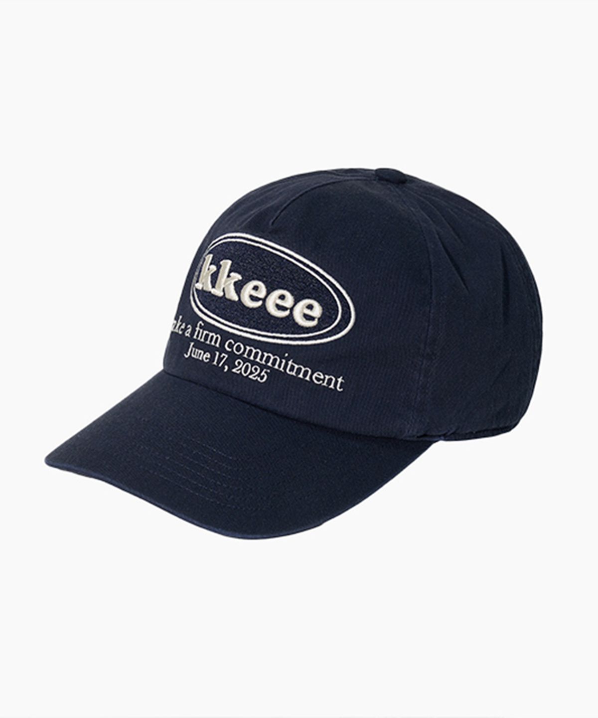 케이케이이이이(KKEEE) 써클 와펜 KE 볼캡 [네이비]