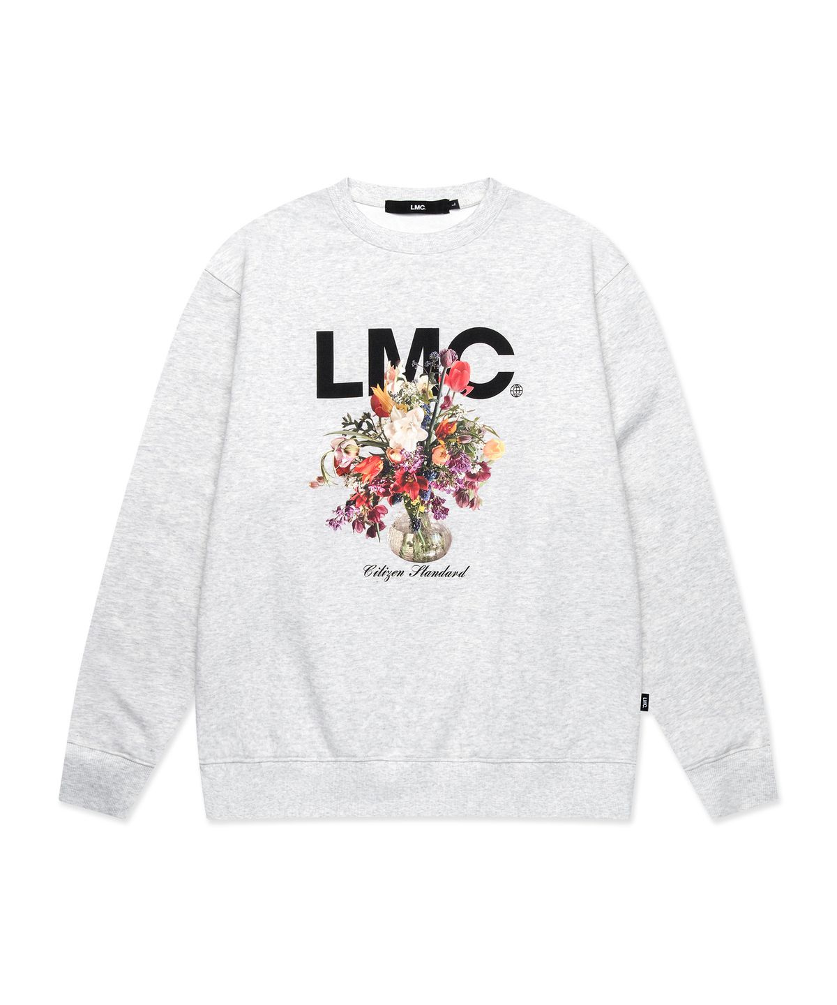 엘엠씨(LMC) FLOWER VASE SWEATSHIRT light heather gray