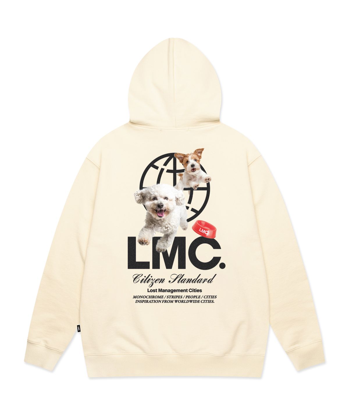 엘엠씨(LMC) FLYING PUPPY HOODIE ivory