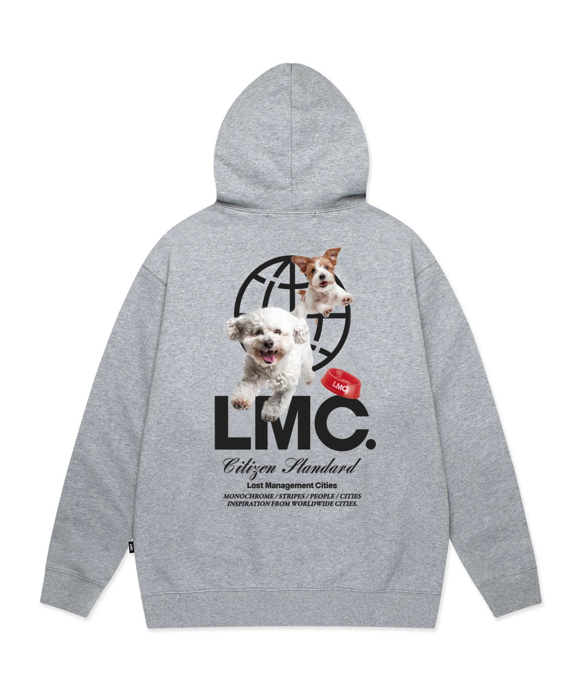 엘엠씨(LMC) FLYING PUPPY HOODIE heather gray