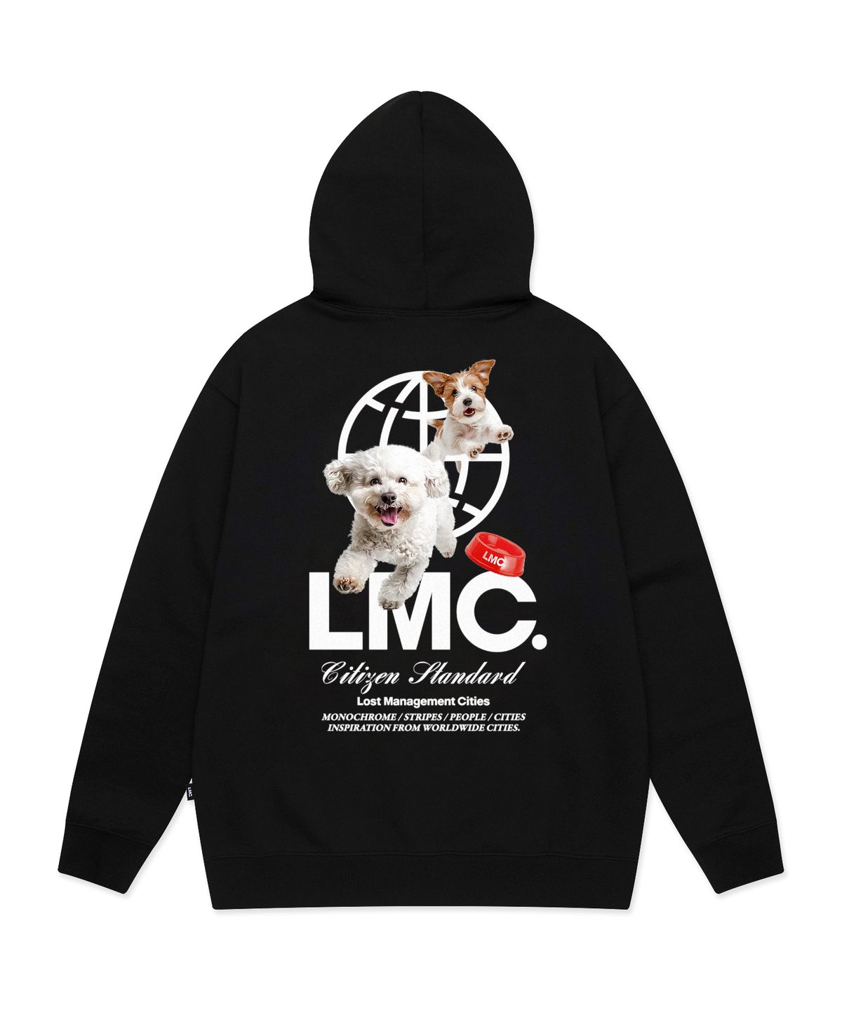 엘엠씨(LMC) FLYING PUPPY HOODIE black