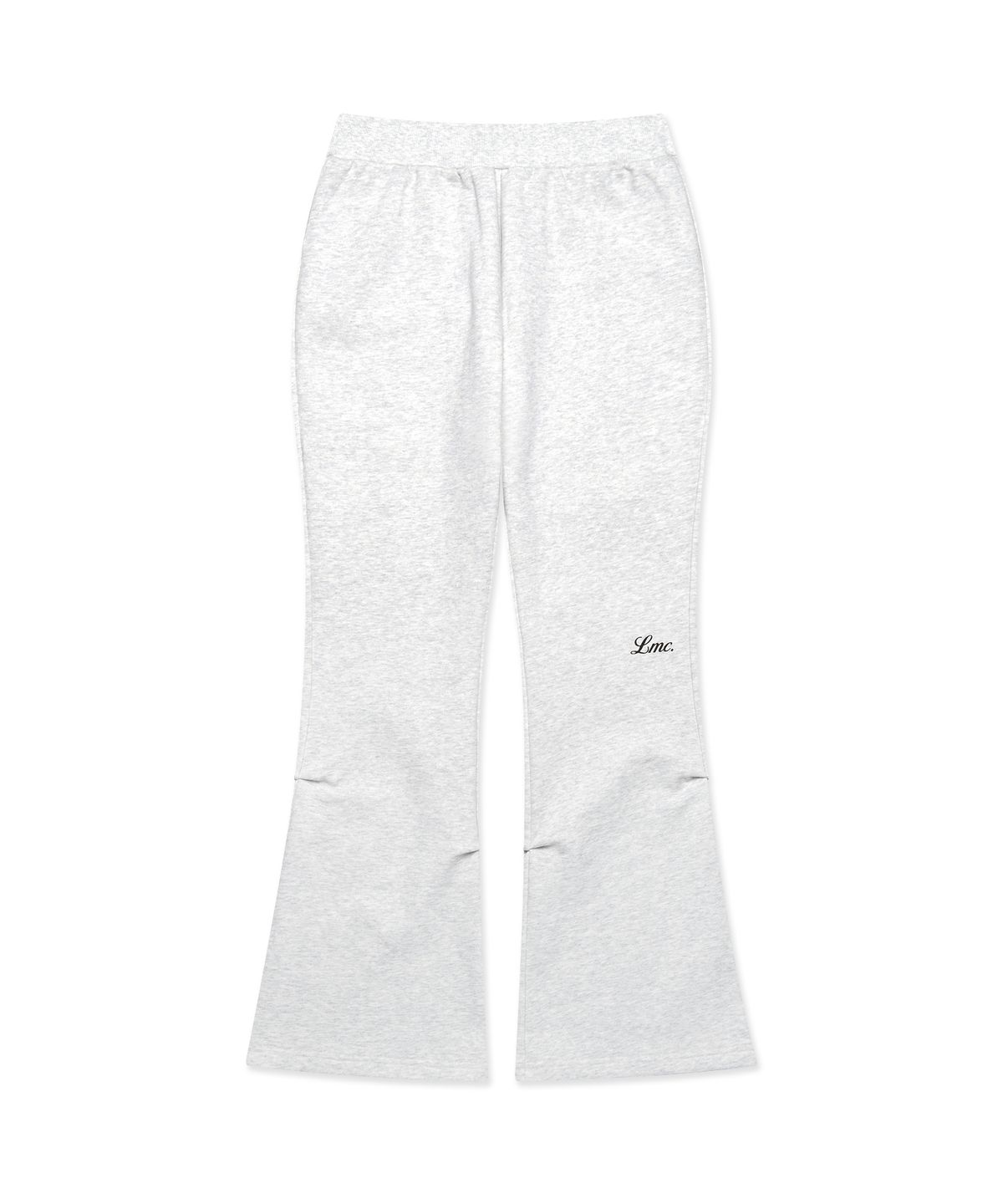 엘엠씨(LMC) WM SHIRRING BOOTS CUT SWEAT PANTS light heather gray
