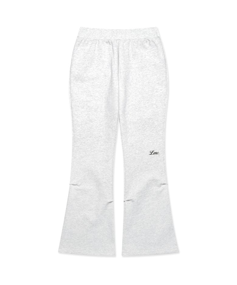 WM SHIRRING BOOTS CUT SWEAT PANTS light heather gray