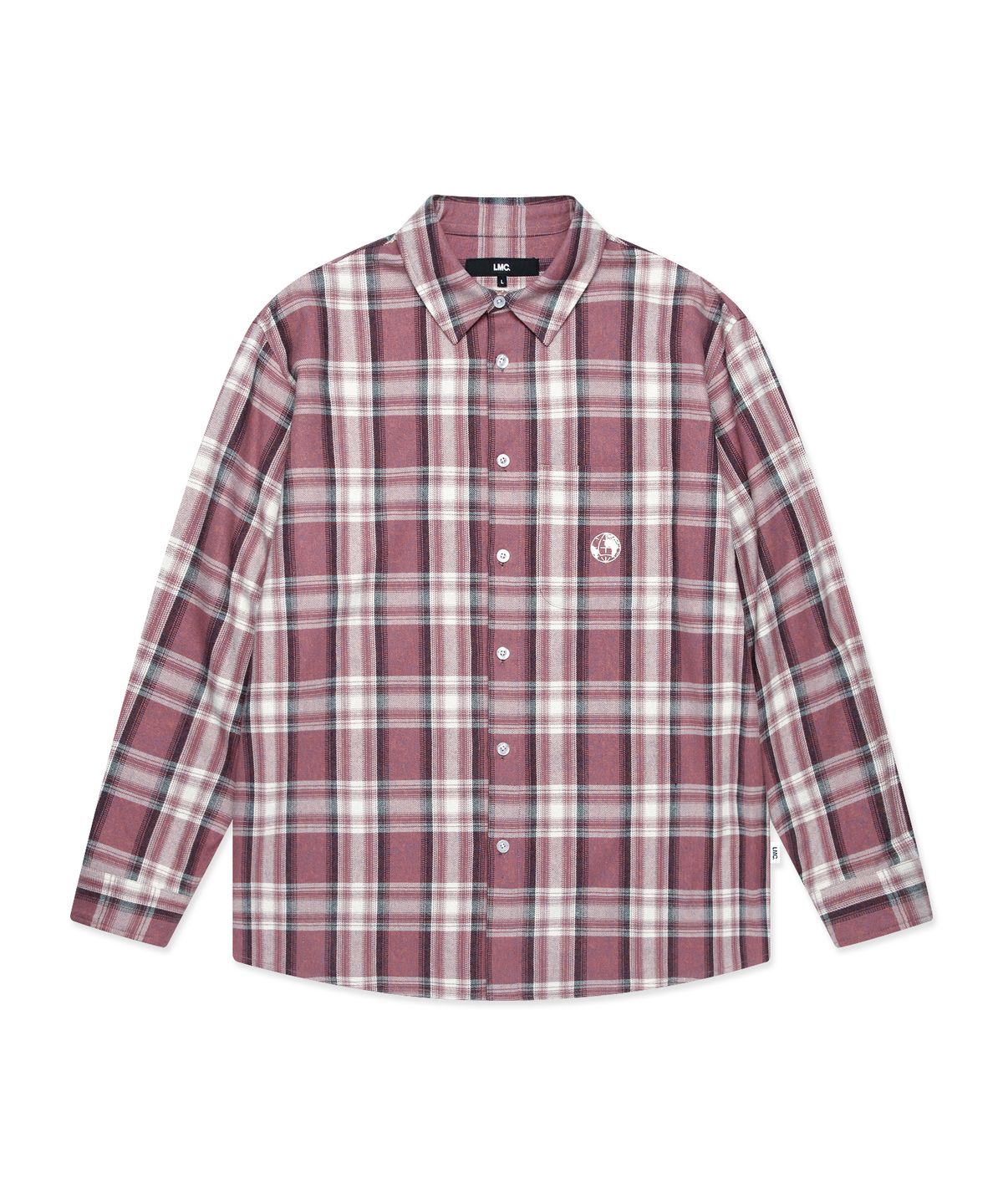 엘엠씨(LMC) FLANNEL PLAID SHIRT pink