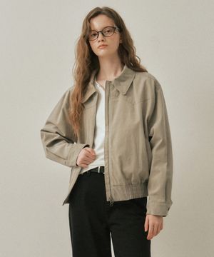 W/더스트 웨스턴 트러커 자켓_BEIGE(W25-OT06)