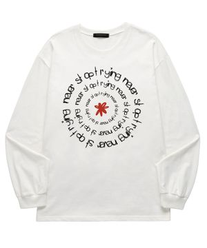 NEVER STOP 롱슬리브 (VLS0206) 화이트