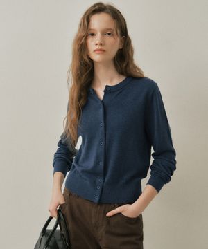 세렌 울 블렌드 니트 가디건_BLUE(WC25-KN66)