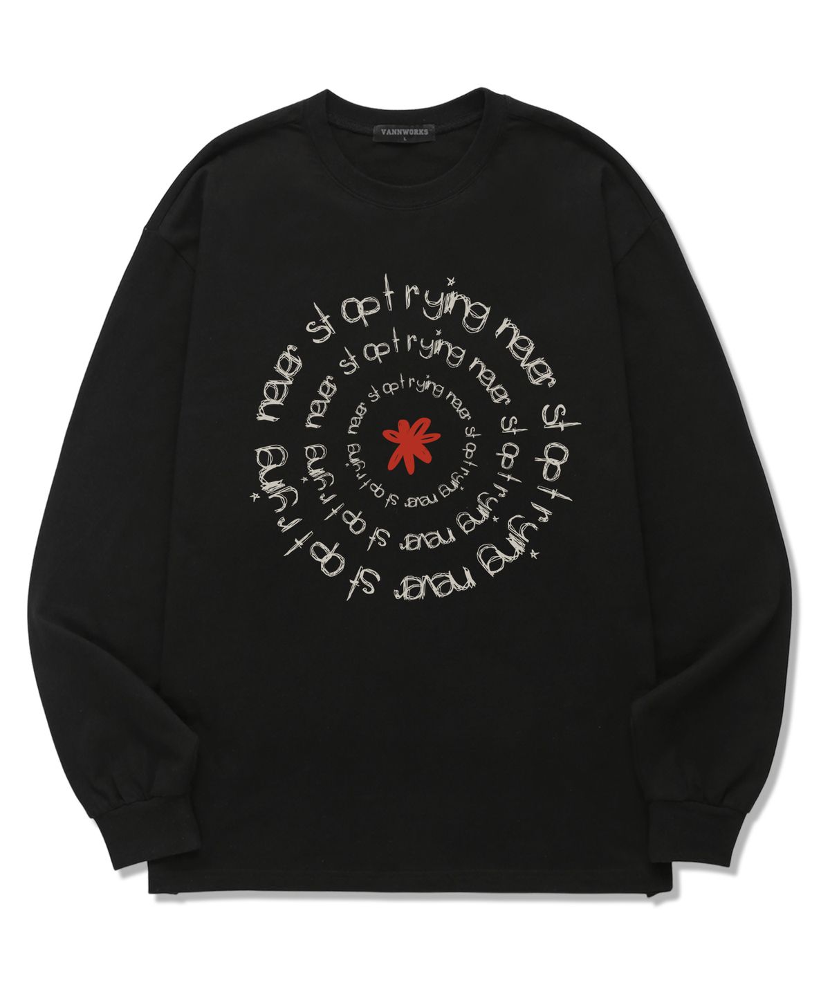 밴웍스(VANNWORKS) NEVER STOP 롱슬리브 (VLS0206) 블랙